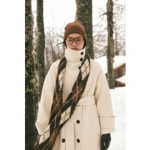 Funnel Neck Uzun Kaban Ekru