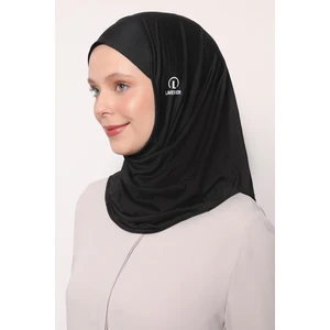 İhvan Online Hijab Sport Penye Bone - Siyah