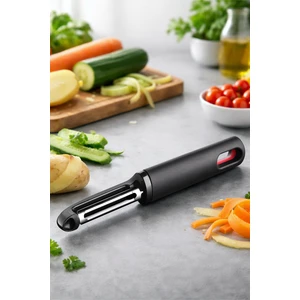 Gadget Paslanmaz Çelik Yatay Soyucu - Siyah