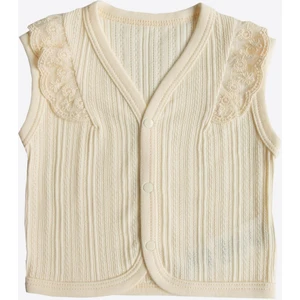 Organik Jaclin Yelek Natural