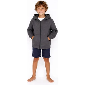 Çocuk Kapüşonlu Fermuarlı Sweatshirt