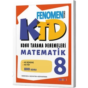 Fenomen Yayıncılık Fenomen 8 Ktd Matematik