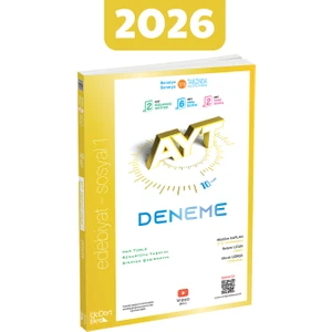 2026 345 Ayt 10'lu Edebiyat - Sosyal Denemesi