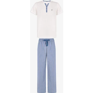 Erkek Renkli Soft Shore Pijama Takımı