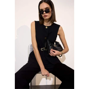 Fitted Düğmeli Yelek F7293AX26SP