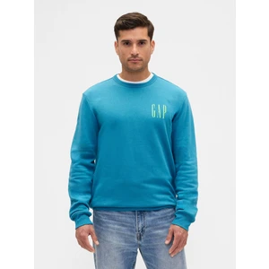 Erkek Turkuaz Gap Logo Fleece Sweatshirt