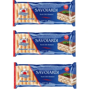 Kedi Dili Bisküvisi 200 gr x 3 Adet