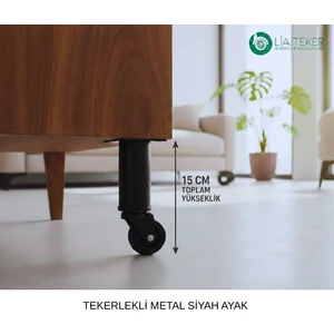 Tekerlekli Metal Ayak