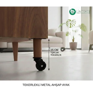 Tekerlekli Metal Ayak