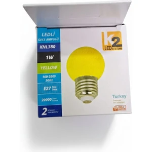 1 Wat  Gece Ampulu Sarı