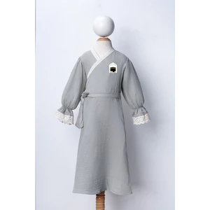 Dekim Moda Müslin Çocuk Namaz Elbisesi | Kabe