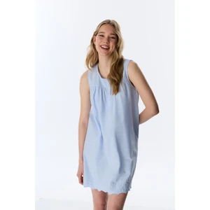 Mavi Relax Time Pamuklu Gecelik