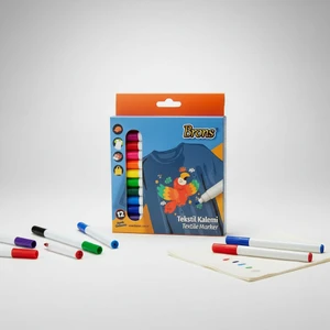 Tekstil Marker 12’li Set (Kumaş Kalemi)