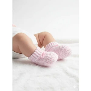 Yenidoğan Örme Bebek Patik