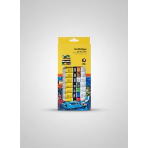Nova Color Akrilik Boya 12 Renk 12 ml Tüp Set
