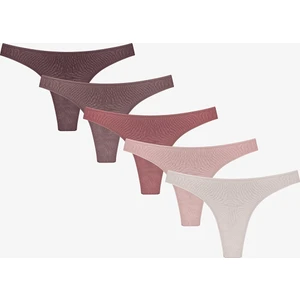 Renkli Chocolate 5'li Tanga Külot