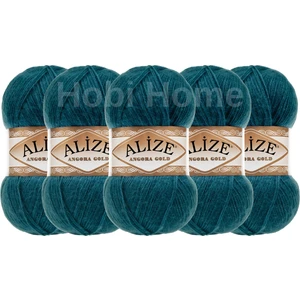5'li Paket Alize Angora Gold 17 -Petrol
