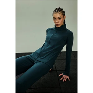 Fitted Ultra Soft Fermuarlı Hırka B3985AX26SP