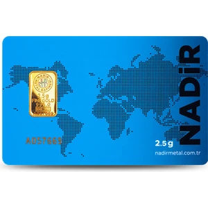 Nadir Gold 24 Ayar Külçe Gram Altın 2,5 Gr.