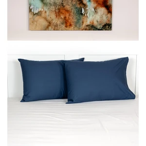 Cotton Collection 2'li Yastık Kılıfı Lacivert