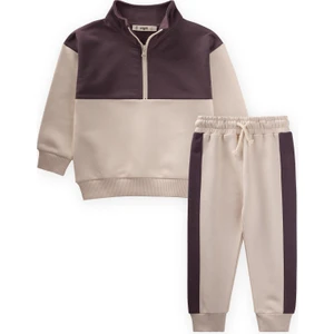 Sweatshirt Takım 2-10 Yaş Mürdüm