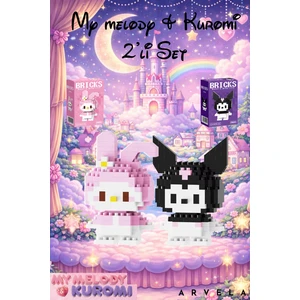 My Melody&kuromi 2'li Set Bricks