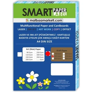 Smart Paper Label Kraft Kağıt 105 Gr A4 - 250 Adet