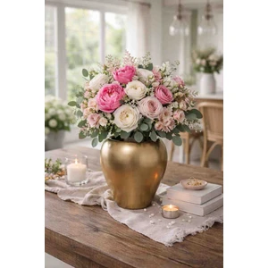 Damla Gold Minimalist Vazo