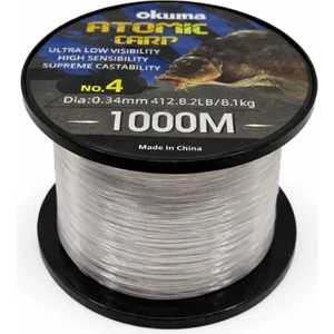 Atomic Carp Nylon Clear Color 1000M Misina