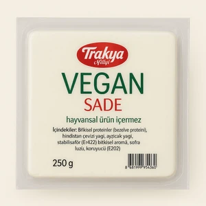 Trakya Çiftliği Vegan Sade Peynirimsi 250G