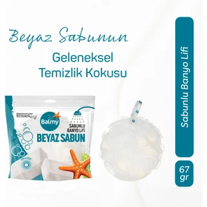 Beyaz Sabunlu Banyo Lifi