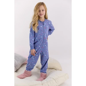 Rolypoly Kız Çocuk Mavi Tulum