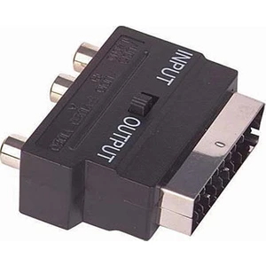 Elektromer Scart Adaptör Switch'li (İn-Out)