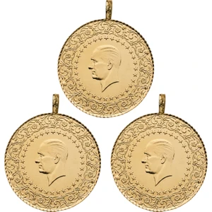 3'lü Çeyrek Altın Paketi Eski Tarihli (Kulplu)