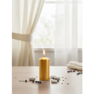 Silidir Mum Altın 3.5 × 8 Cm