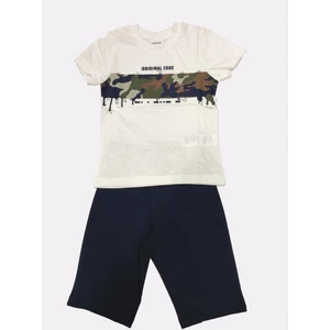 Rolypoly Erkek Çocuk Beyaz Kapri Takım