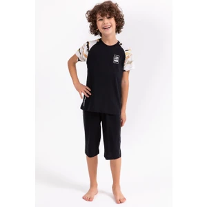 Rolypoly Erkek Çocuk Siyah Bermuda Takım
