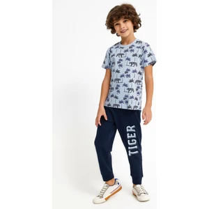 Rolypoly Erkek Çocuk Mavi Pijama Takımı