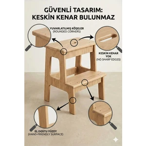 Basamaklı Mutfak Tabure Merdiven