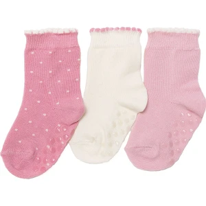 Hellobaby Hellobaby Kız Bebek 3lü Kaydırmaz Çorap