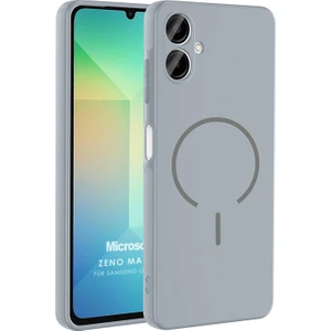 Samsung Galaxy A06 Kılıf Zeno Magsafe Gri