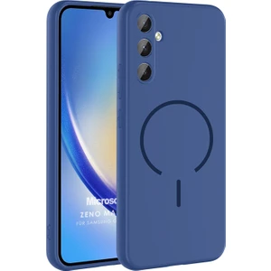 Samsung Galaxy A34 Kılıf Zeno Magsafe Lacivert