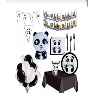 Panda Konseptli Parti Seti