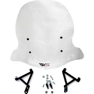Rks Vrs 125 Ön Siperlik Camı Şeffaf (El Korumalıklı)