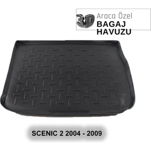 Renault Scenıc 2 2004 - 2009 3D Bagaj Havuzu