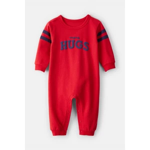 Bebek Kırmızı Tulumlu Set