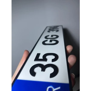 Kişiye Özel Kabartmalı Dekor Plaka