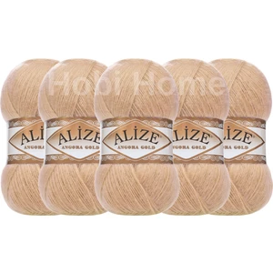 5'li Paket Alize Angora Gold 95-Deve Tüyü