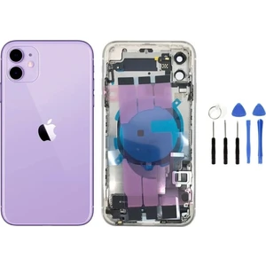 Apple Iphone 11 Dolu Kasa + Montaj Seti Hediye - Mor