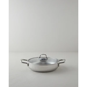 English Home Glow Çelik Sığ Tencere 26x6 cm Silver